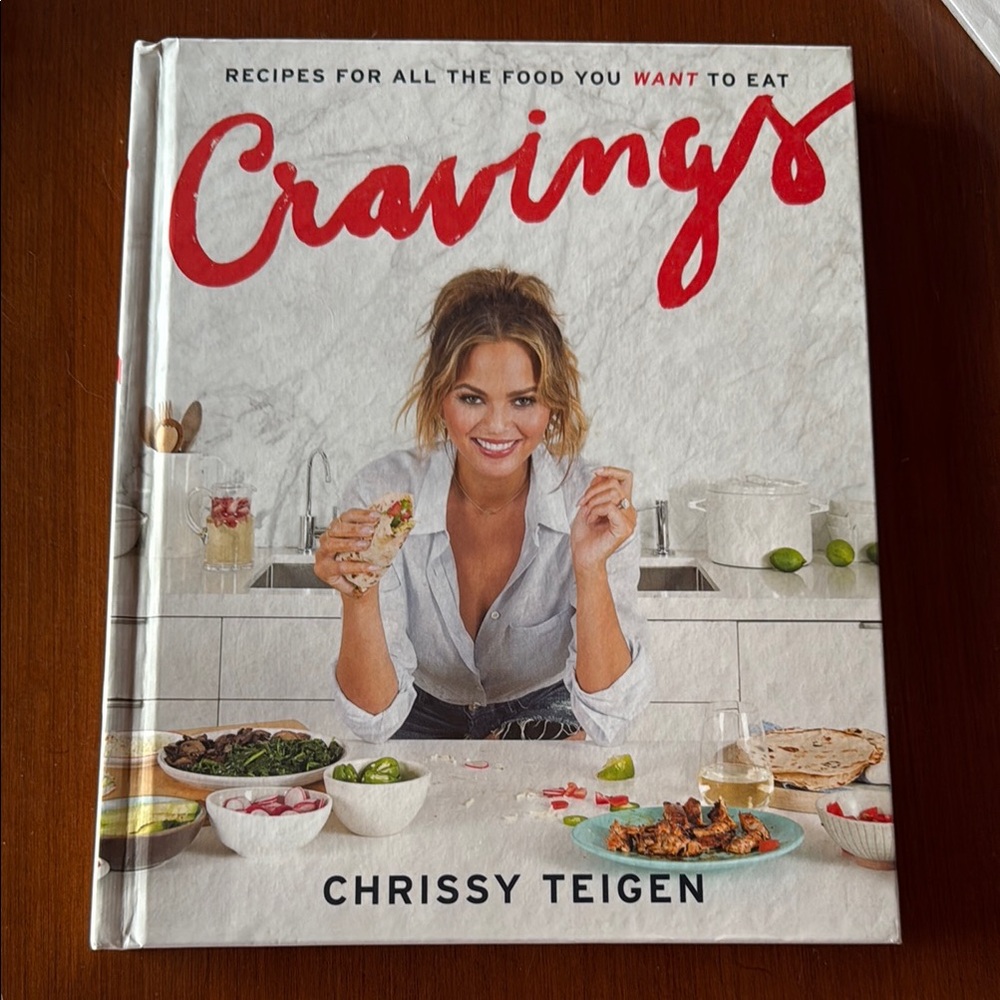Cravings Cookbook by - White Cover